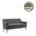 Porthos Home Ruth Small Fabric Loveseat Sofa with Rubberwood Frame