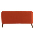 Porthos Home Ruth Small Fabric Loveseat Sofa with Rubberwood Frame
