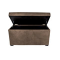 MJL Furniture Angela 8-Button Tufted Storage Bench with Trunk