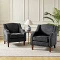 Set of 2 Lucretius Armchairs with Nailhead Trim by HULALA HOME