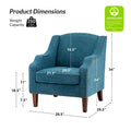 Set of 2 Lucretius Armchairs with Nailhead Trim by HULALA HOME
