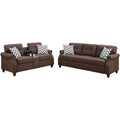 Two-Piece Sofa Set Featuring Decorative Accent Pillows