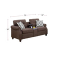 Two-Piece Sofa Set Featuring Decorative Accent Pillows