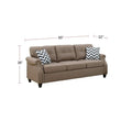 Two-Piece Sofa Set Featuring Decorative Accent Pillows