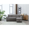 Cozy Classic L-Shaped Pull-Out Sleeper Sectional Sofa