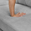 Cozy Classic L-Shaped Pull-Out Sleeper Sectional Sofa