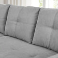 Cozy Classic L-Shaped Pull-Out Sleeper Sectional Sofa