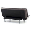 Lionel Faux Leather Convertible Sofa