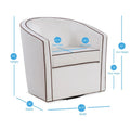 Greyson Living Kenton Barrel Swivel Chair