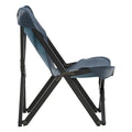 Cantu Authentic Top Grain Leather Tripolina Sling Chair by iNSPIRE Q Modern
