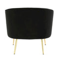 Randolf Velvet Accent Chair in Silver Orchid