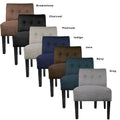 MJL Furniture Obsession Brownstone Button-Tufted Accent Chair (AS IS)