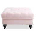 Luxurious Nola Velvet Tufted Extra-Large Ottoman