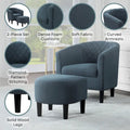 Convenience Concepts Roosevelt Accent Chair with Ottoman - Stylish Seating Solution