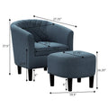 Convenience Concepts Roosevelt Accent Chair with Ottoman - Stylish Seating Solution