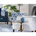 Roundhill Furniture Isla Chenille Oversized Barrel Accent Chair with Armrests for Living Room