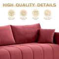 Mid-Century Modern 3-Seat Sofa – Perfect for Living Rooms, Apartments, Lounges, and Bedrooms