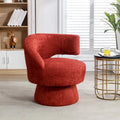 360-Degree Swivel Cuddle Barrel Accent Chairs with Plush Upholstery