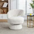 360-Degree Swivel Cuddle Barrel Accent Chairs with Plush Upholstery