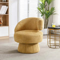 360-Degree Swivel Cuddle Barrel Accent Chairs with Plush Upholstery