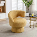 360-Degree Swivel Cuddle Barrel Accent Chairs with Plush Upholstery