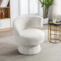 360-Degree Swivel Cuddle Barrel Accent Chairs with Plush Upholstery