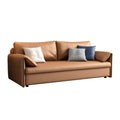 JASIWAY 65.4-Inch Vegan Leather Sleeper Sofa Bed