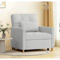 AECOJOY 3-in-1 Convertible Sleeper Sofa Chair with Pillow and Adjustable Backrest