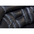 Mid-Century Modern Faux Leather Reclining Sectional Sofa
