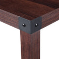 Ledel Rustic Farmhouse Accent End Table with Storage Shelf
