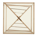 Hannah Square End Tables with Metal and Glass Top by iNSPIRE Q Bold