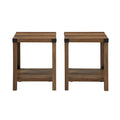 Set of 2 Middlebrook Kujawa 18-Inch X-Side Accent Tables