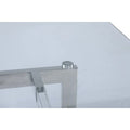 5-Piece Dining Set with Glass and Acrylic Design