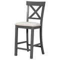 Nestfair 6-Piece Counter Height Dining Set with Chairs and Bench