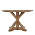 iNSPIRE Q Artisan Benchwright X-Base 48-Inch Round Dining Set