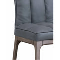 Set of 2 Contemporary Tufted Side Chairs with Sturdy Solid Wood Frame