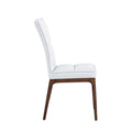 Set of 2 Contemporary Tufted Side Chairs with Sturdy Solid Wood Frame
