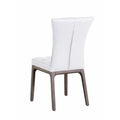 Set of 2 Contemporary Tufted Side Chairs with Sturdy Solid Wood Frame