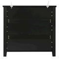 Retro-Inspired Drawer Dresser with Shell-Shaped Handles - Stylish Bedroom Storage Cabinet