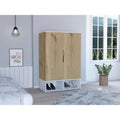 FM Furniture Rose Double Wardrobe with Hanging Rod