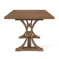 Christopher Knight Home 7-Piece Dining Set with Hudson Fabric and Wood