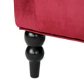 Christopher Knight Home Leora Contemporary Glam Tufted Velvet Wingback Loveseat
