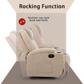 Homall Swivel Fabric Massage Recliner Chair for Living Room