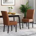 Christopher Knight Home Pertica Set of 2 Upholstered T-Stitch Dining Chairs