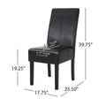 Christopher Knight Home Pertica Set of 2 Upholstered T-Stitch Dining Chairs