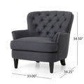 Christopher Knight Home Correia Club Chair and Ottoman Duo