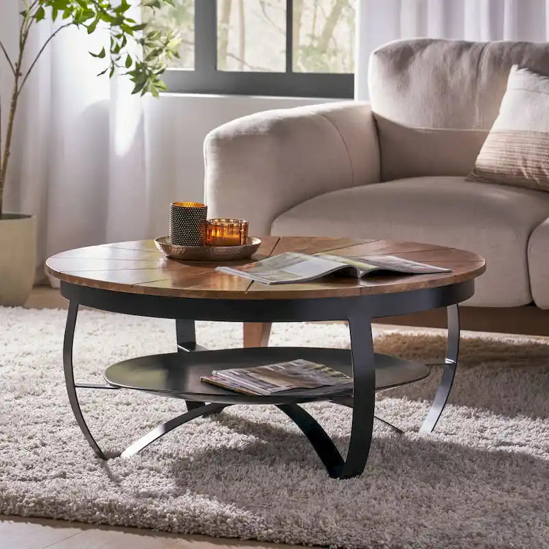 Christopher Knight Home Hadfield Boho Mango Wood Coffee Table