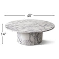 40-Inch Pedestal Coffee Table