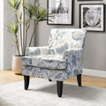 Akorda French Country Armchair with Nailhead Detailing and Sturdy Solid Wood Legs by HULALA HOME