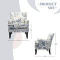Akorda French Country Armchair with Nailhead Detailing and Sturdy Solid Wood Legs by HULALA HOME